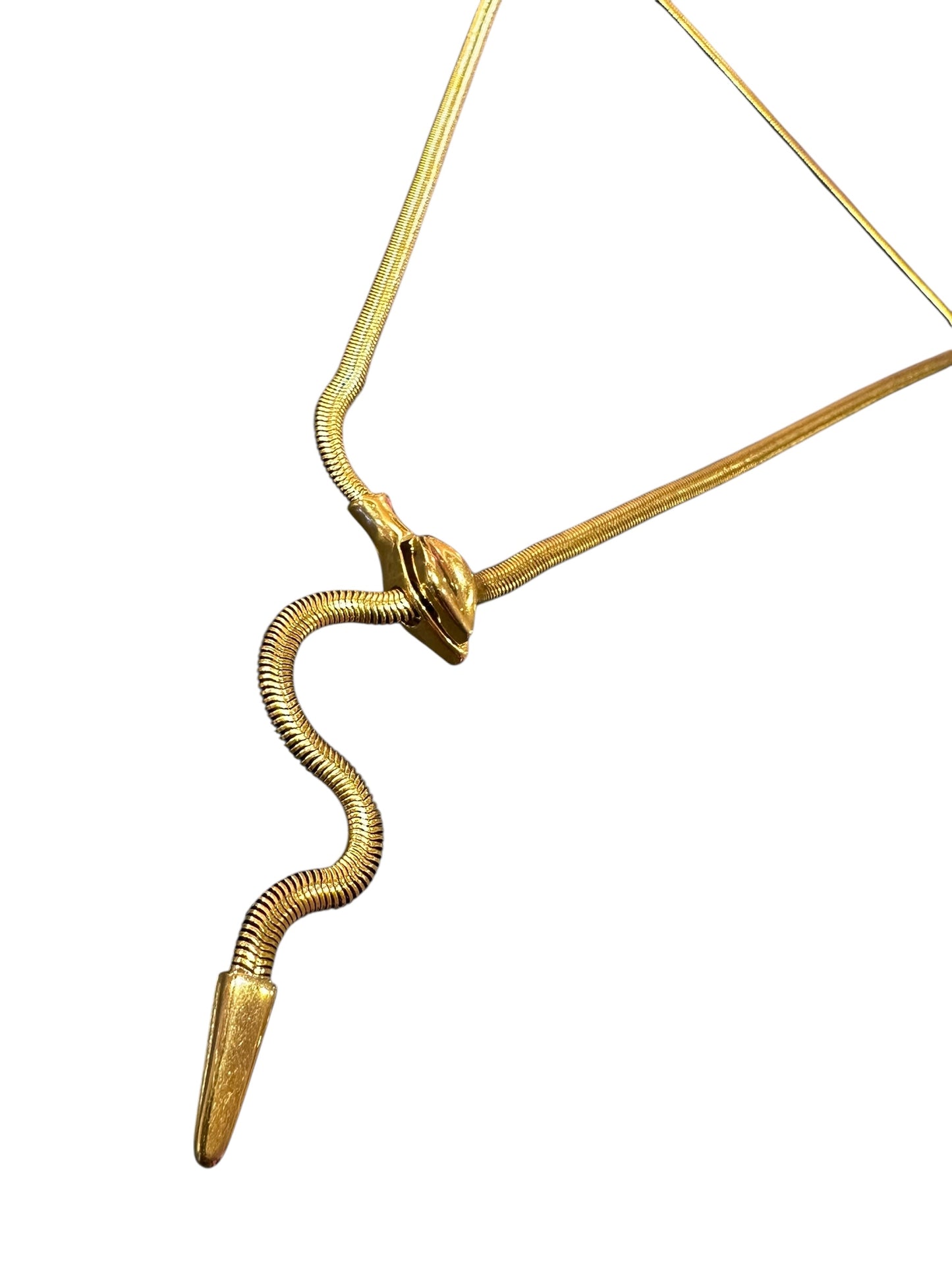 COLLANA SERPENTE regolabile con pulsante
