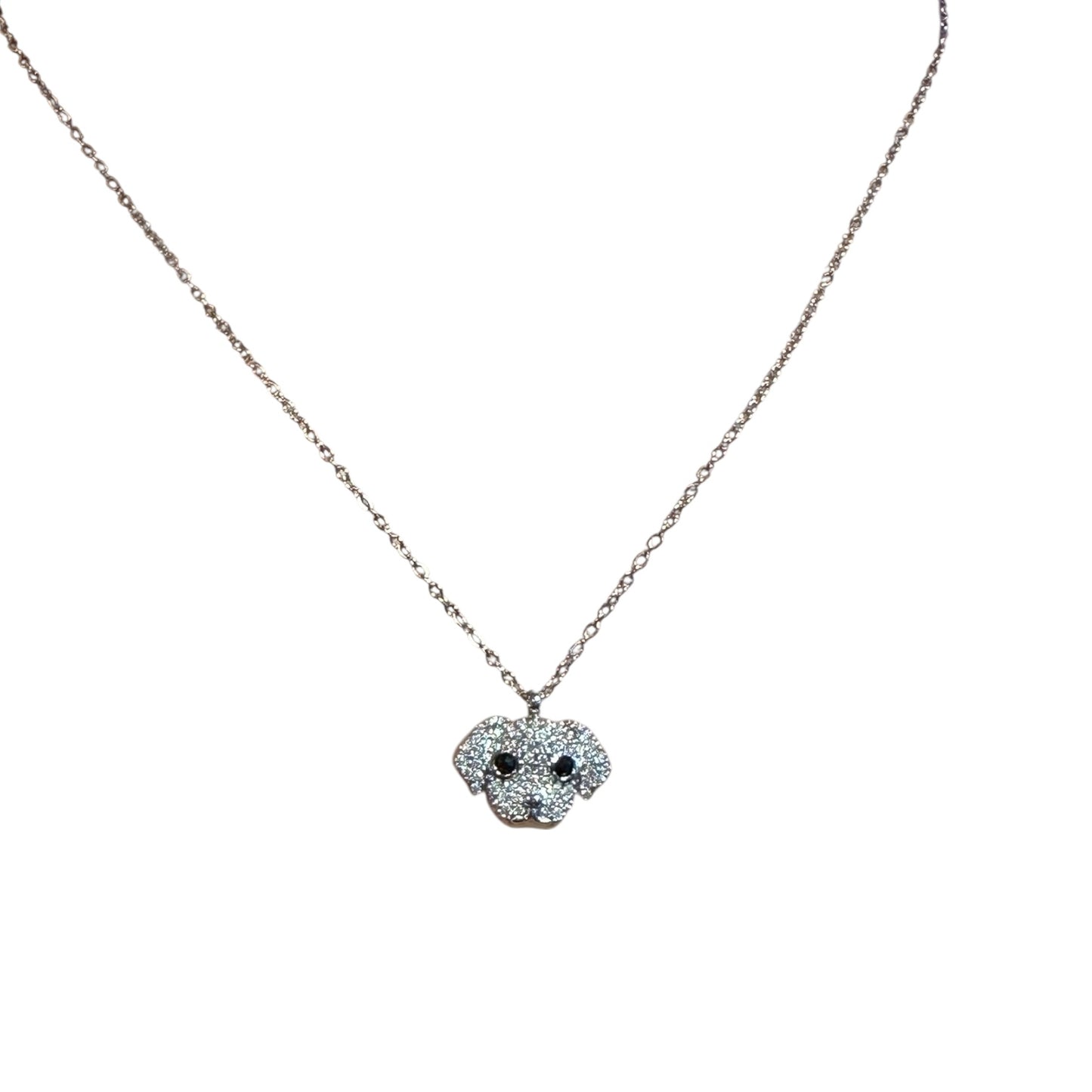 COLLANA ANIMALE CANE ACCIAIO INOX INOSSIDABILE ORO O ARGENTO