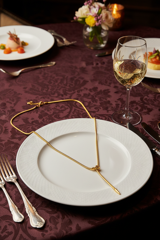 COLLANA SERPENTE regolabile con pulsante