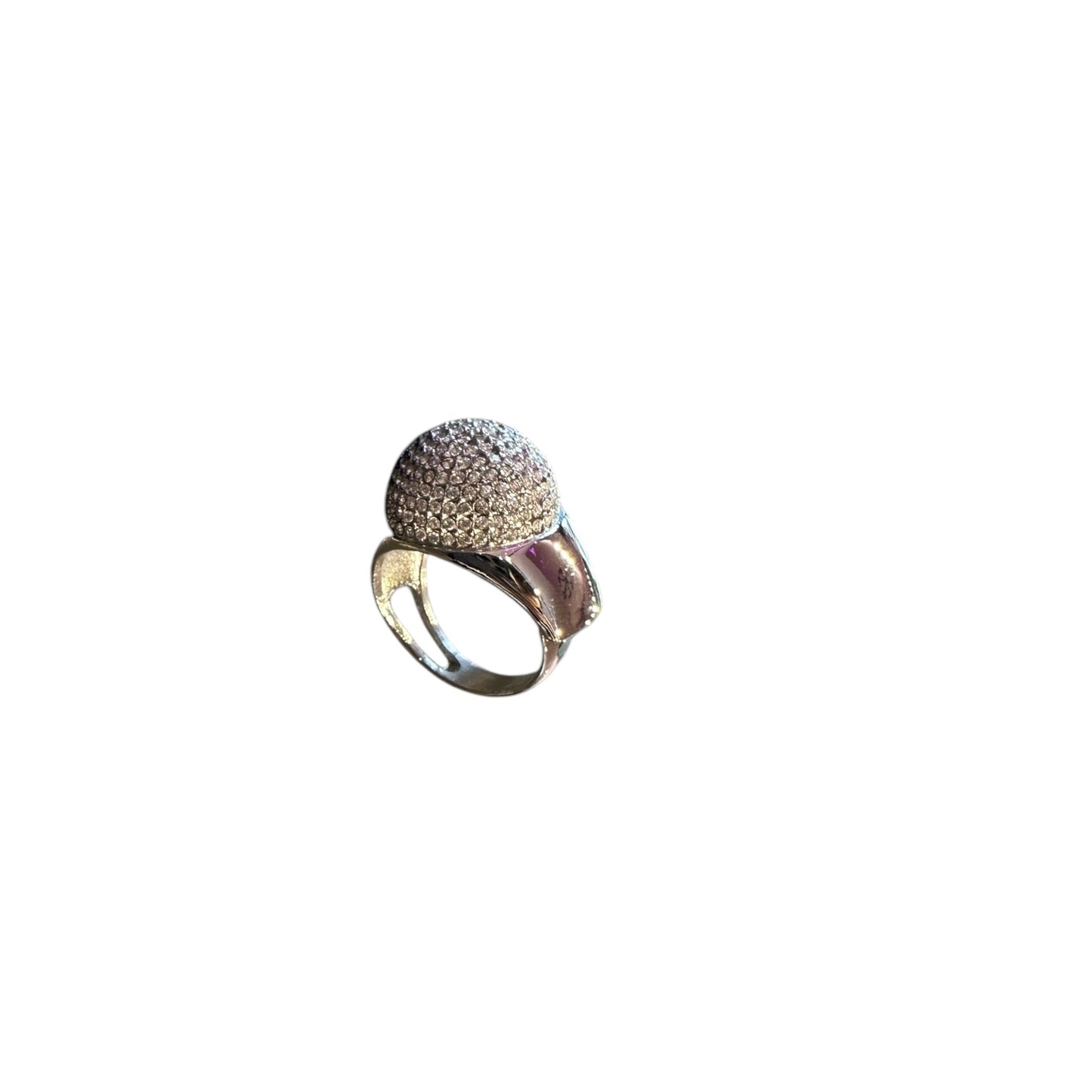 Anello Cupola CRYSTAL Argento