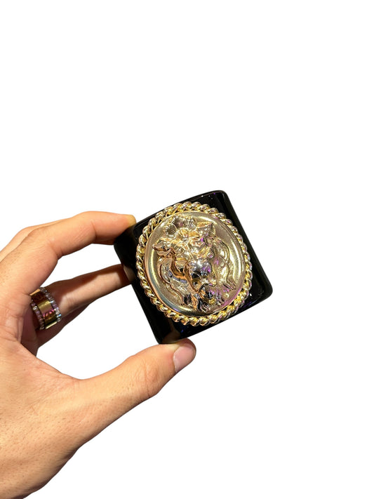 BRACCIALE LEONE placato oro