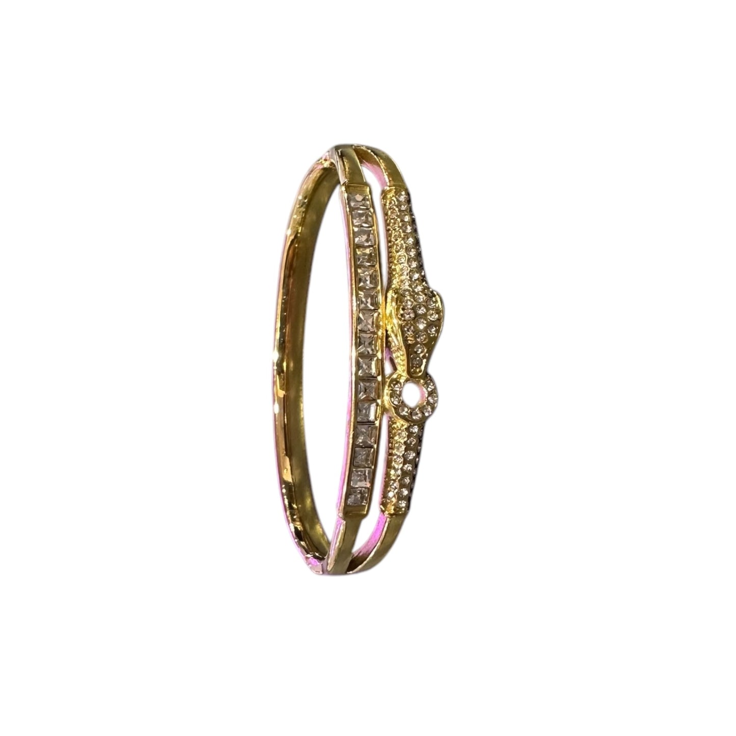 Bracciale Doppio Crystal oro