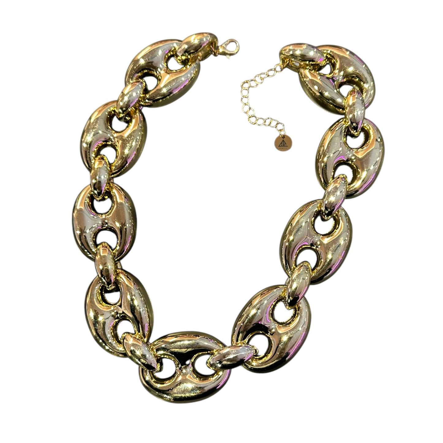 Collana corda bubble big in oro