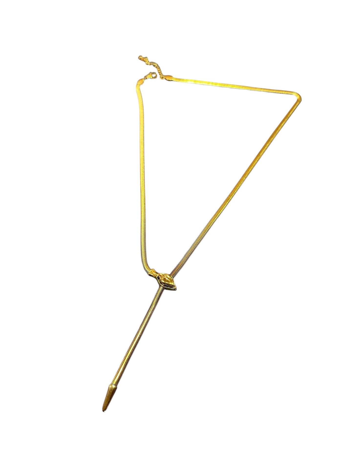 COLLANA SERPENTE regolabile con pulsante