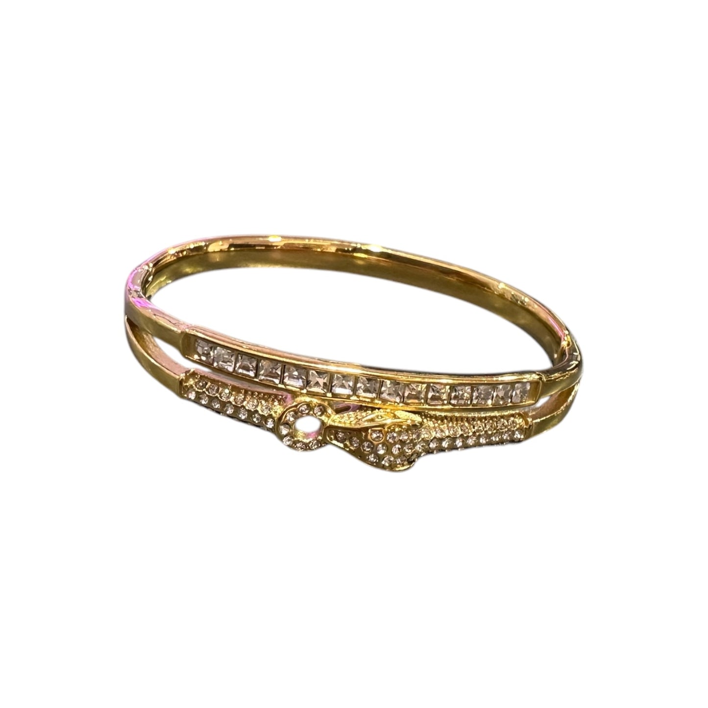 Bracciale Doppio Crystal oro