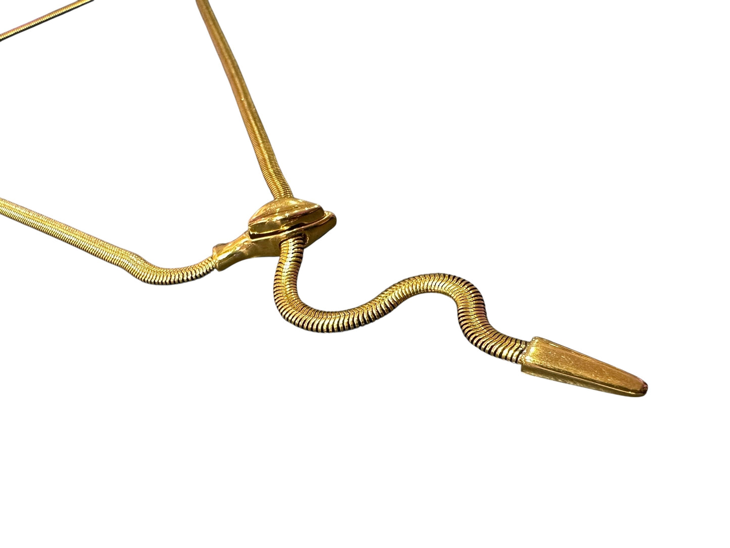 COLLANA SERPENTE regolabile con pulsante