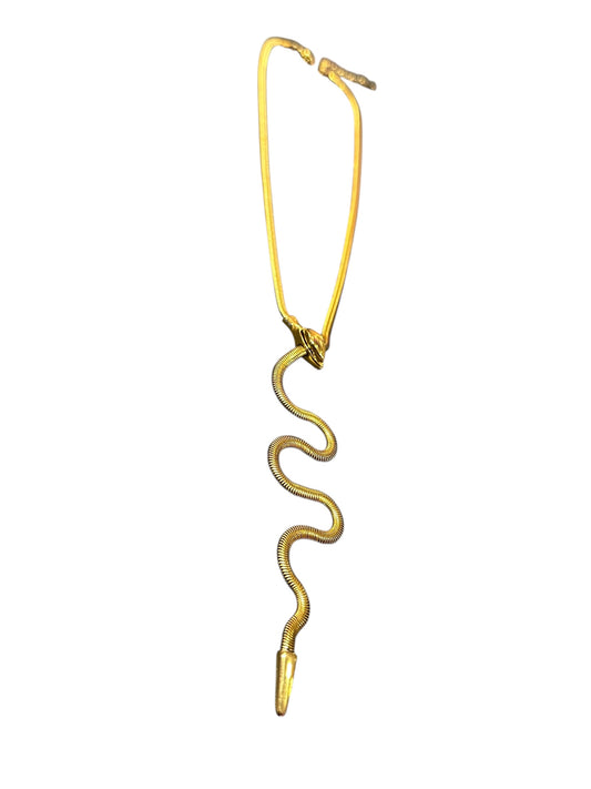 COLLANA SERPENTE regolabile con pulsante