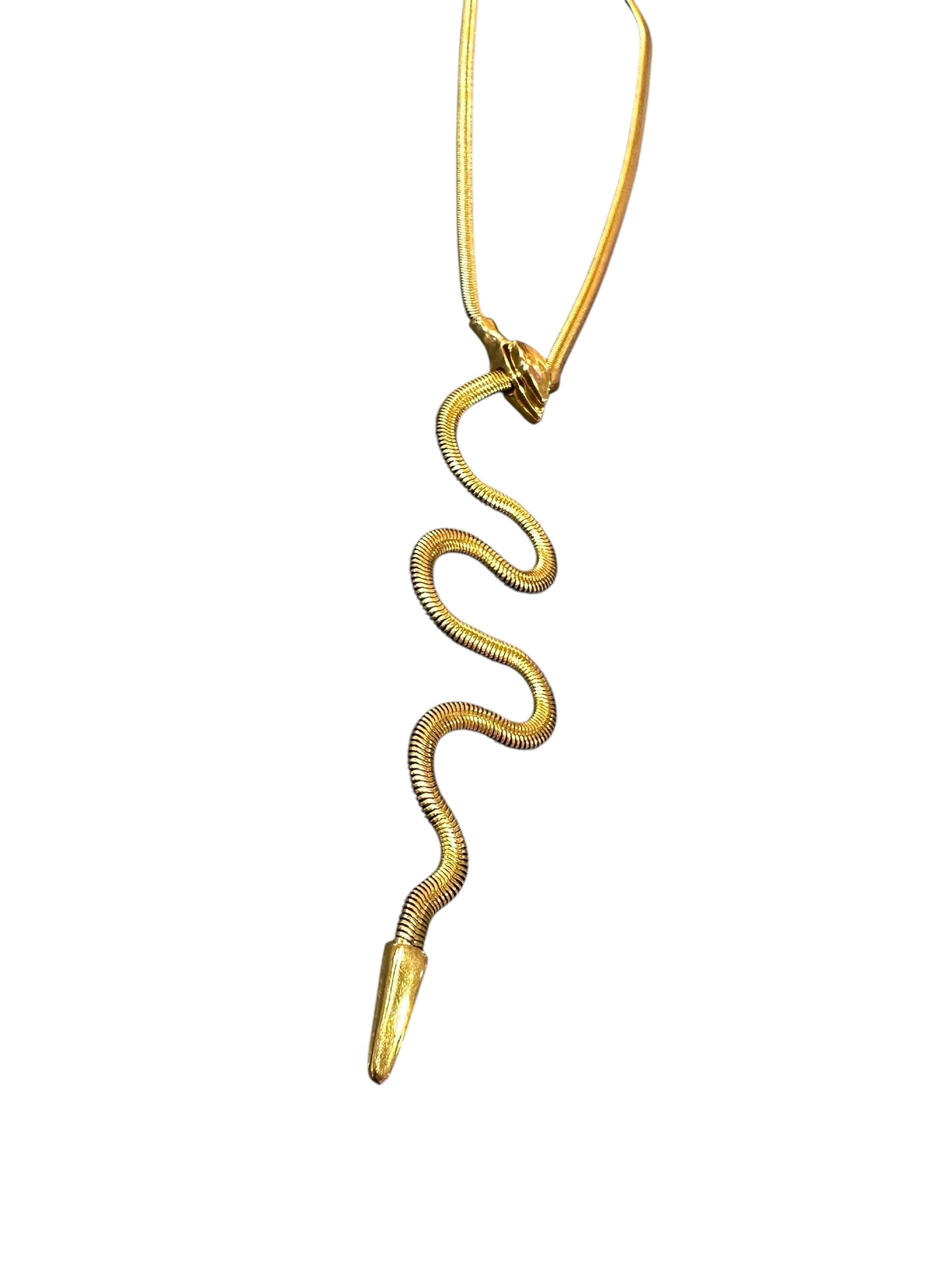 COLLANA SERPENTE regolabile con pulsante