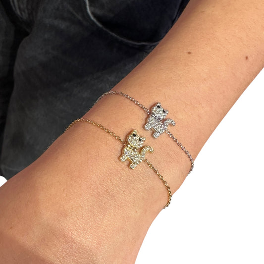 BRACCIALE ANIMALE GATTO regolabile